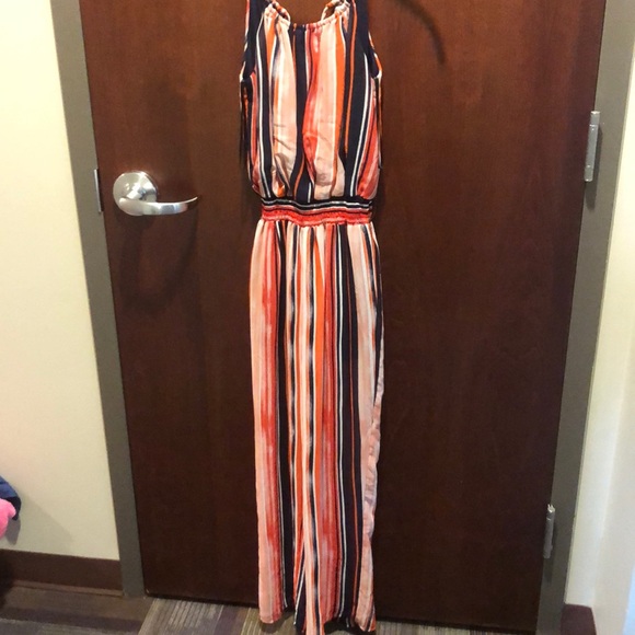 Orange and blue striped jumper - Picture 1 of 4